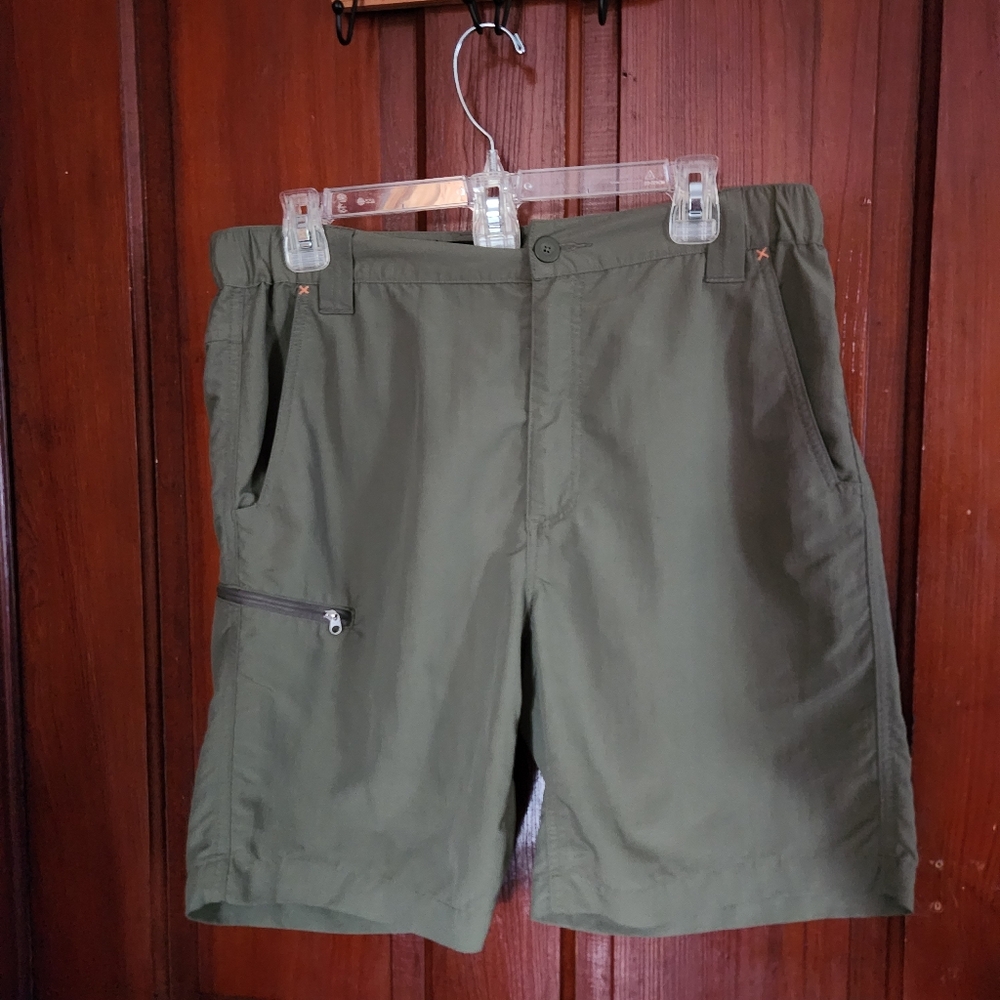 Orvis Bermuda Shorts Womens Medium Army Green - Picture 2 of 9
